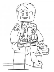 Lego Police coloring page 8 - Free printable