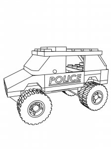Lego Police coloring page 13 - Free printable