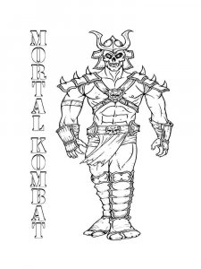 Mortal Kombat coloring page 24 - Free printable
