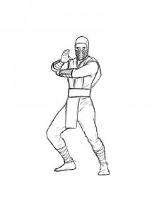 Mortal Kombat coloring page 33 - Free printable