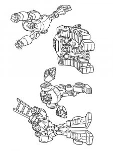 Rescue Bots coloring page 3 - Free printable