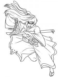 Samurai coloring page 6 - Free printable