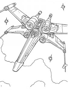 Starship coloring page 19 - Free printable