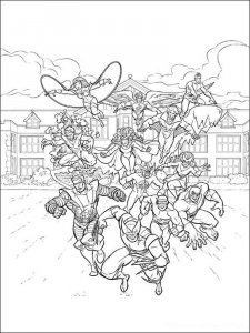 X-men coloring page 17 - Free printable