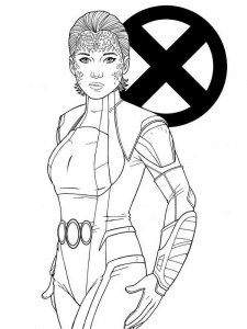 X-men coloring page 30 - Free printable