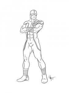 X-men coloring page 34 - Free printable