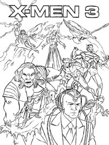X-men coloring page 8 - Free printable