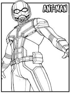 Ant Man coloring page 17 - Free printable