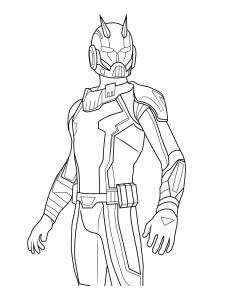 Ant Man coloring page 19 - Free printable