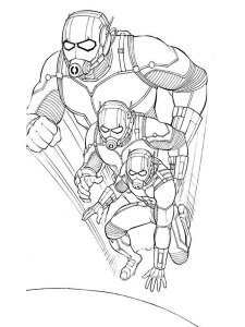 Ant Man coloring page 20 - Free printable