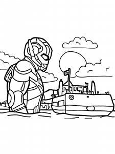 Ant Man coloring page 22 - Free printable