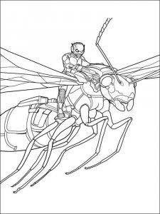 Ant Man coloring page 11 - Free printable