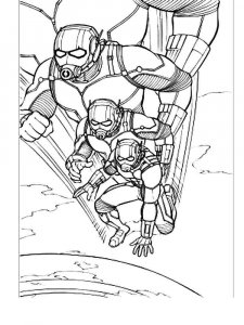 Ant Man coloring page 12 - Free printable