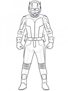 Ant Man coloring page 13 - Free printable