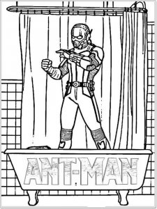 Ant Man coloring page 14 - Free printable