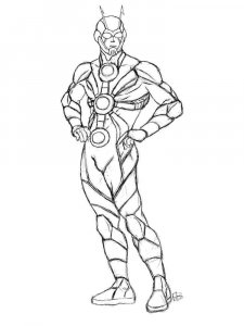Ant Man coloring page 3 - Free printable