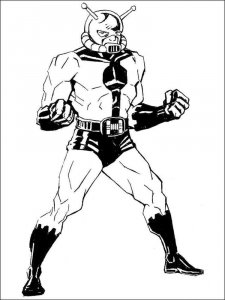 Ant Man coloring page 6 - Free printable