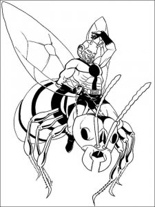 Ant Man coloring page 7 - Free printable