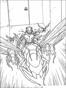 Ant Man coloring page 8 - Free printable