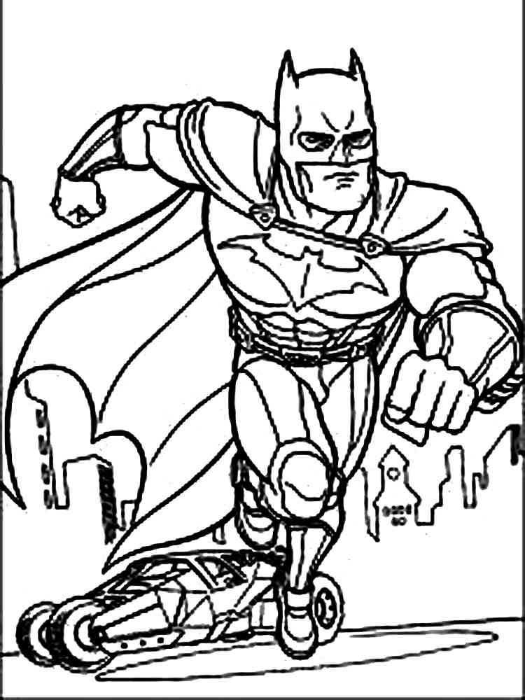 Batman and Robin coloring pages Free Printable Batman and