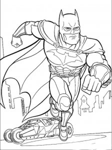 Batman coloring page 16 - Free printable
