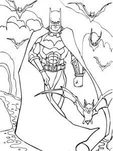 Batman coloring page 17 - Free printable