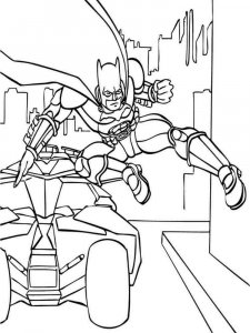 Batman coloring page 2 - Free printable