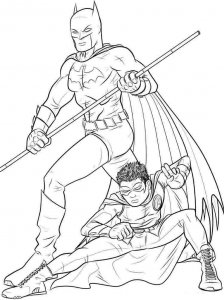 Batman coloring page 3 - Free printable