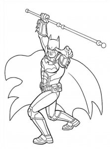 Batman coloring page 5 - Free printable