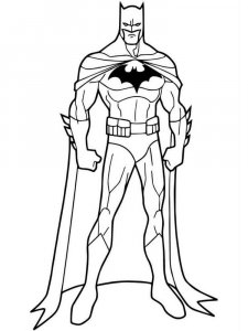 Batman coloring page 50 - Free printable