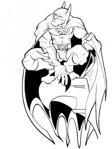 Batman coloring page 52 - Free printable