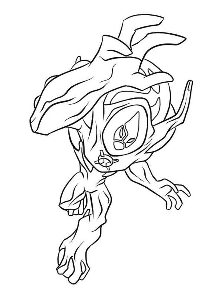 Ben 10 Ultimate Alien coloring pages. Free Printable Ben ...