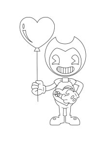 Bendy and the ink machine coloring page 17 - Free printable