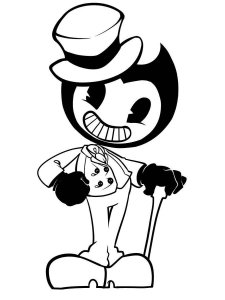 Bendy and the ink machine coloring page 18 - Free printable