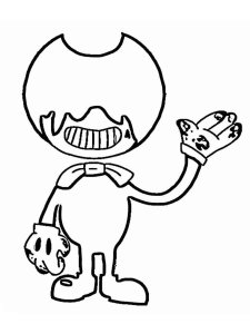 Bendy and the ink machine coloring page 19 - Free printable
