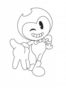 Bendy and the ink machine coloring page 25 - Free printable