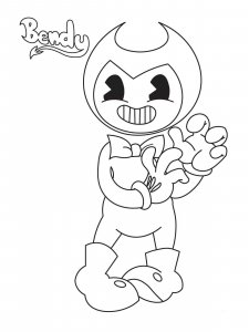 Bendy and the ink machine coloring page 26 - Free printable