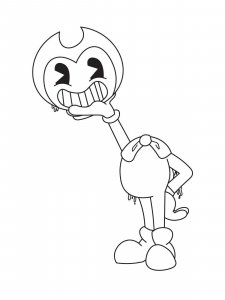 Bendy and the ink machine coloring page 27 - Free printable
