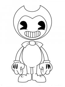 Bendy and the ink machine coloring page 10 - Free printable
