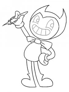 Bendy and the ink machine coloring page 14 - Free printable