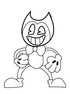 Bendy and the ink machine coloring page 15 - Free printable