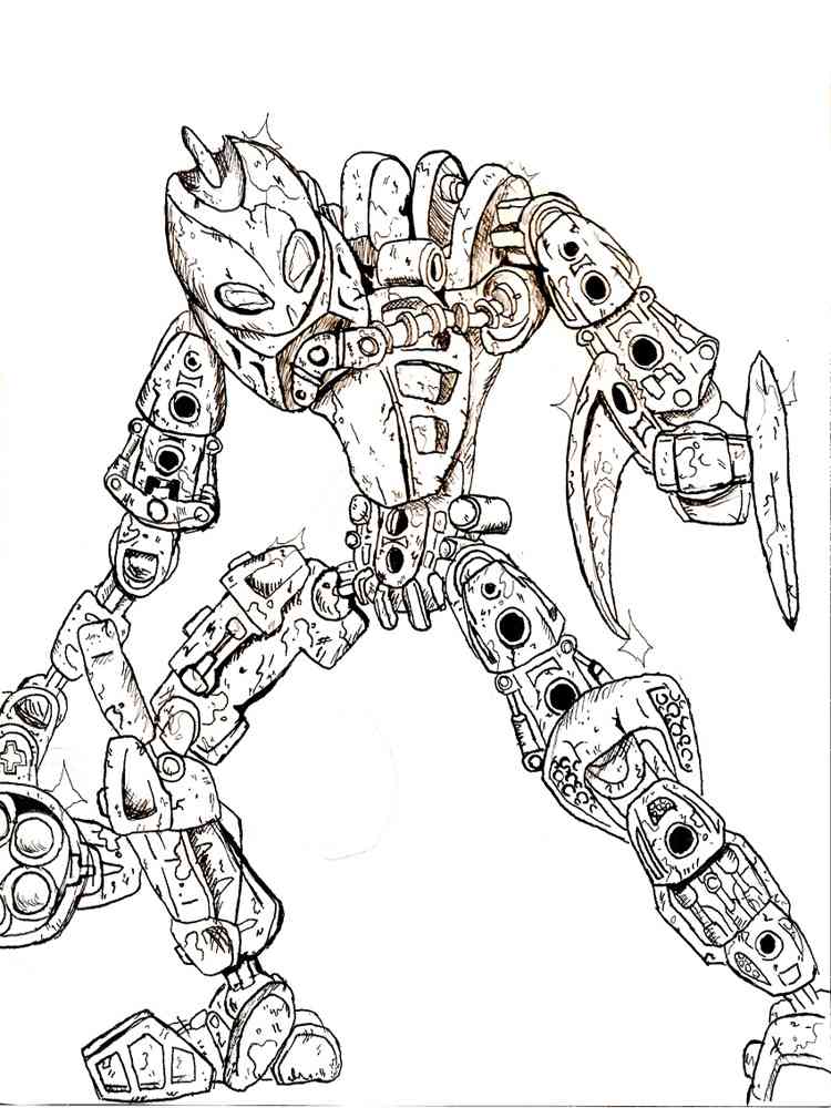 Bionicle coloring pages. Free Printable Bionicle coloring pages.