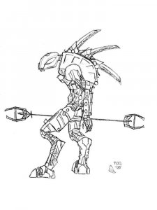 Bionicle coloring page 19 - Free printable
