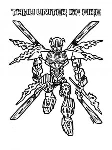 Bionicle coloring page 4 - Free printable