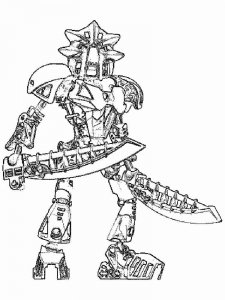 Bionicle coloring page 6 - Free printable