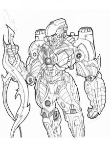 Bionicle coloring page 8 - Free printable