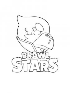 Crow Brawl Stars coloring page 4 - Free printable
