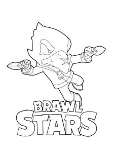 Crow Brawl Stars coloring page 8 - Free printable