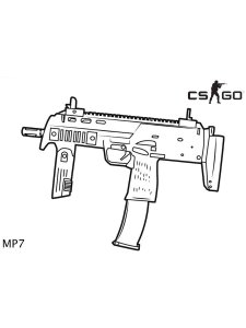 CS GO coloring page 20 - Free printable
