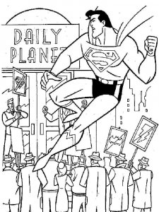 DC Superhero coloring page 24 - Free printable